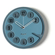 Orologio Call Me Arti & Mestieri in ferro e plexiglass blu 30x30 cm