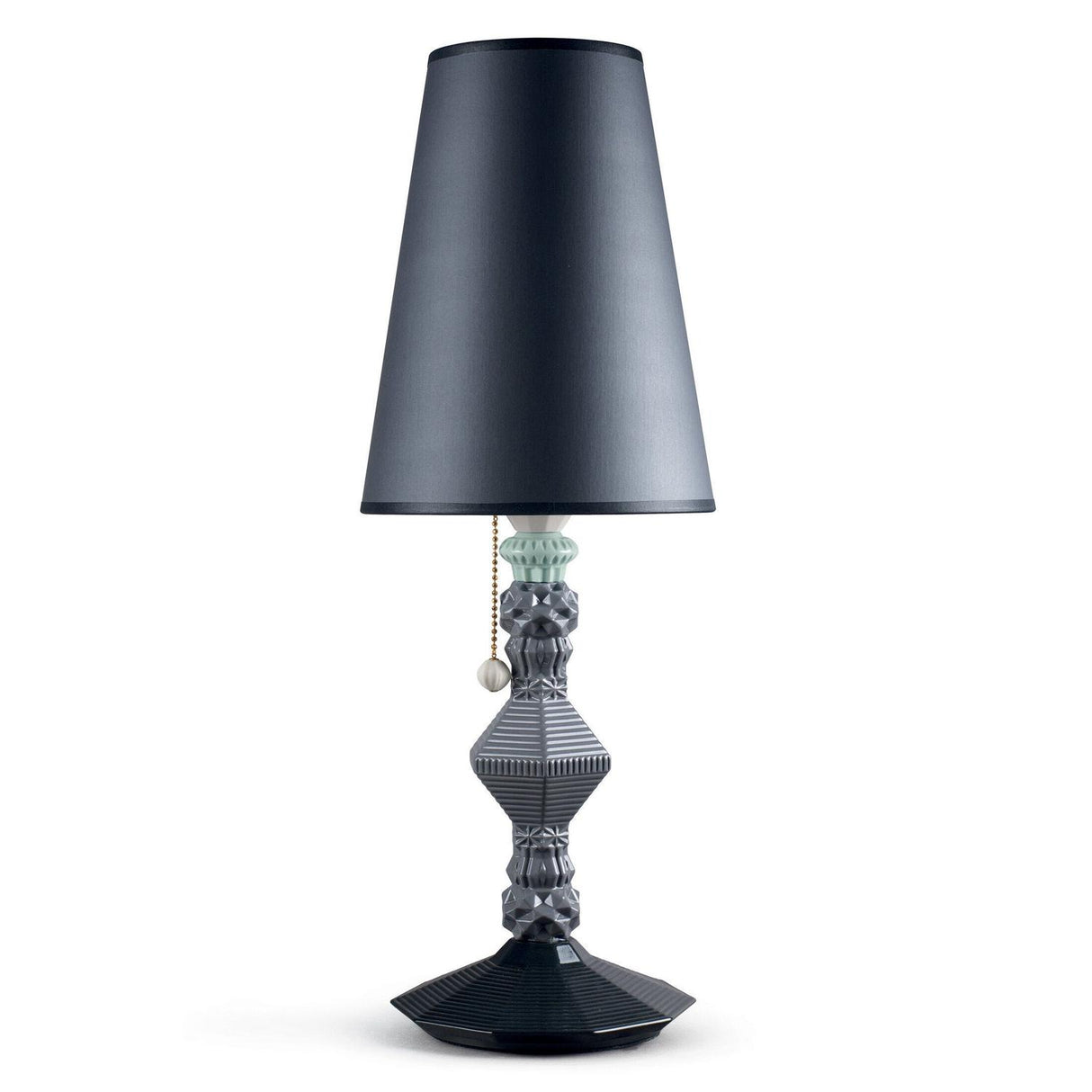 Lampada da tavolo Belle de Nuit Lladrò in porcellana 57x20 cm