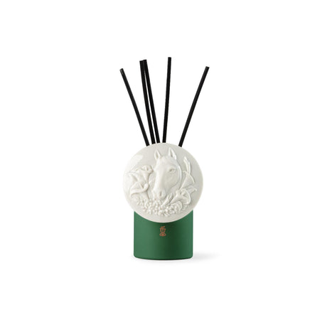 Diffusore Cavallo Lladrò in porcellana bianca e cristallo 100 ml