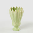 Vaso Freaky tulipano EDG in ceramica verde salvia 26,5x16 cm
