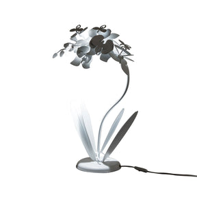 Lampada da tavolo Orchidea Arti e Mestieri in metallo design floreale